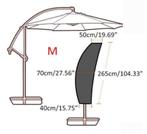Parasolhoes voor zweefparasol - 265 cm Premium Quality Zwart, Ophalen of Verzenden, Nieuw, Minder dan 1 meter, Zweefparasol