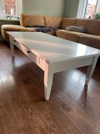 Stijlvolle  witte salontafel, Huis en Inrichting, Tafels | Salontafels, Ophalen, Gebruikt, 100 tot 150 cm, 150 tot 200 cm