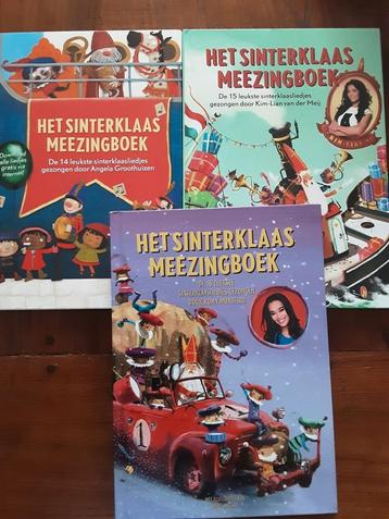 3x Sinterklaas meezingboek samen €5 beschikbaar voor biedingen