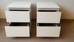 IKEA MALM Ladenkastje wit met 2 lades, Huis en Inrichting, Ophalen, Minder dan 50 cm, 1 of 2 laden, Zo goed als nieuw