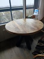 RONDE TAFEL  +  STOELEN, Huis en Inrichting, Tafels | Eettafels, Ophalen of Verzenden, Rond, 100 tot 150 cm, 100 tot 150 cm