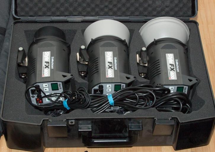 Complete Professionele Elinchrom Studio Flitsset, Audio, Tv en Foto, Fotografie | Fotostudio en Toebehoren, Gebruikt, Lamp of Flitsset