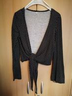 zwarte bolero met witte stippen mt S, Ophalen of Verzenden, Zo goed als nieuw, Maat 36 (S), Zwart