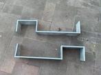 VidaXL Wandplanken - Grijs - Set, Huis en Inrichting, Woonaccessoires | Wandplanken en Boekenplanken, Ophalen, Zo goed als nieuw