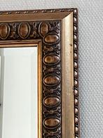 Vintage gouden barok spiegel facet geslepen, 50 tot 100 cm, Minder dan 100 cm, Rechthoekig, Ophalen of Verzenden