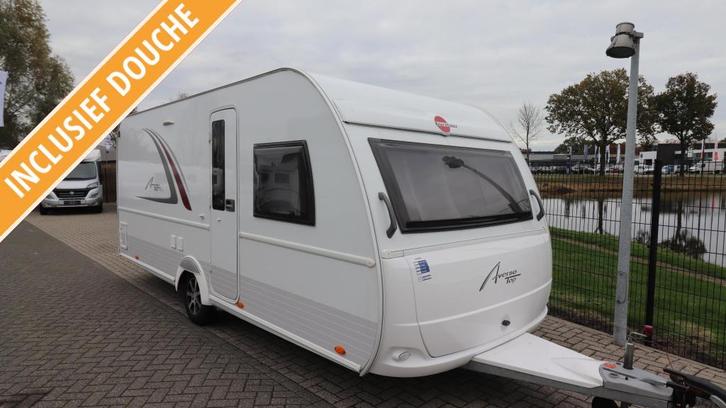 Bürstner Averso Top 465 TS - DOUCHE, mover, voorten, Caravans en Kamperen, Caravans, Bedrijf, tot en met 4, 1000 - 1250 kg, Rondzit
