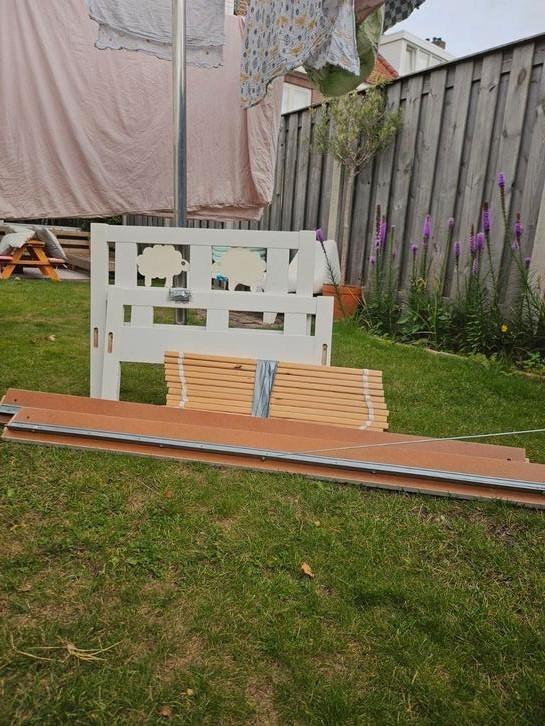 Peuterbed Kritter van Ikea, Kinderen en Baby's, Kinderkamer | Bedden, Gebruikt, 140 tot 160 cm, 70 tot 85 cm, Ophalen