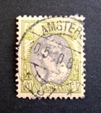 Nederland 1899 nvph 69 Koningin Wilhelmina (bontkraag), Postzegels en Munten, Ophalen of Verzenden, Gestempeld