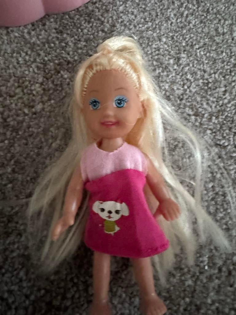 Barbie met hondjes en accessoires, Ophalen of Verzenden, Gebruikt, Barbie