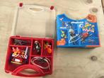 Playmobil Brandweer in koffer 4180 65-delig opbergkoffer, Verzenden, Zo goed als nieuw, Complete set