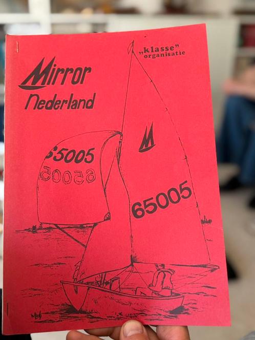 Mirror Zeil boot, Watersport en Boten, Zeilen en Zeiltoebehoren, Zo goed als nieuw, Grootzeil, Minder dan 15 m², 3 tot 6 meter