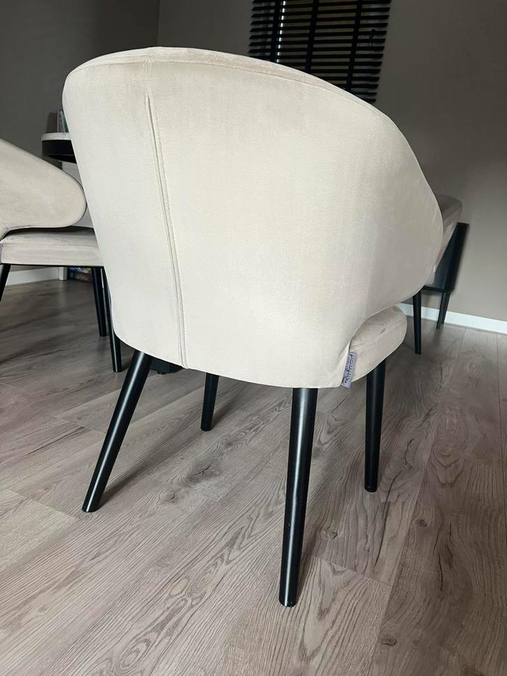 4x Richmond Indigo eetkamerstoel, Huis en Inrichting, Stoelen, Zo goed als nieuw, Ophalen of Verzenden