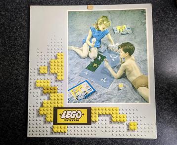 Vintage Lego reclame standaard jaren 50 en 60