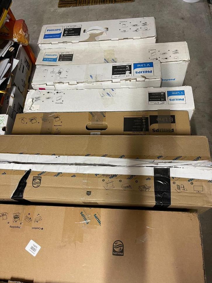 7 stuk Kapot Philips Monitor gebruik als onderdelen Goedkoop, Computers en Software, Monitoren, 60 Hz of minder, IPS, Ophalen