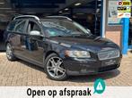 Volvo V50 2.4 Edition II Sport 2006 AUT LEDER NAP!, Stof, Zwart, 700 kg, Zwart