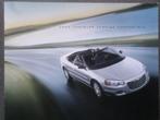 Chrysler Sebring Cabrio Brochure, Verzenden