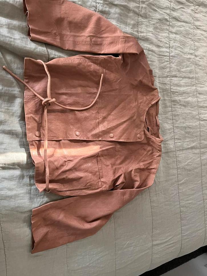 Humanoid leren jasje XL, Kleding | Dames, Jasjes, Kostuums en Pakken, Nieuw, Jasje, Maat 42/44 (L), Overige kleuren, Verzenden