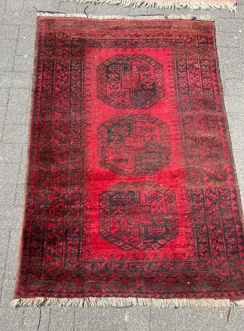 Handgeknoopt Afghaans tapijt, Antiek en Kunst, Antiek | Kleden en Textiel, Ophalen of Verzenden