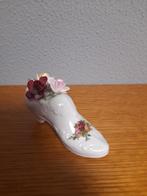 Adv 54 royal albert old country rose bloemstuk schoen, Ophalen of Verzenden
