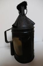 Scheepslamp met kaars, antiek, Ophalen of Verzenden