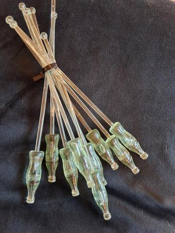 Vintage Coca-Cola Cocktail roer stokjes 9 stuks) beschikbaar voor biedingen