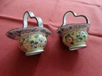 Chinese geëmailleerde mandjes, emaille zoutvaatjes, China, Verzenden
