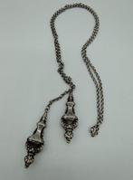Zilveren jasseronketting met breidoppen, 835, Verzenden, Zilver, Ketting