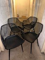 Kwantum webbing tuinstoelen - set van 4, Ophalen, Gebruikt, Kunststof