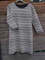 Jurk maat S/36 Flame wit en donkerblauw, Kleding | Dames, Jurken, Blauw, Ophalen of Verzenden, Zo goed als nieuw, Maat 36 (S)