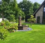 Oud roestlook Franse dorpsfontein, Tuin en Terras, Waterpartijen en Fonteinen, Ophalen of Verzenden, Nieuw, Beton, Fontein