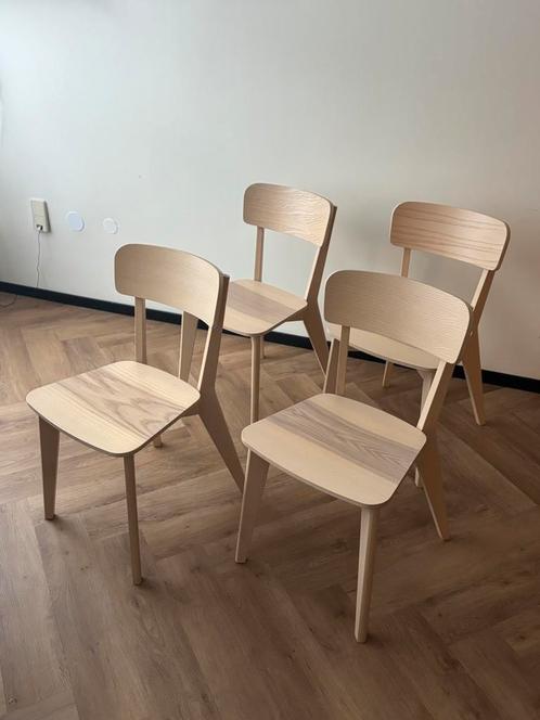 X4 IKEA LISABO Chairs | As Good As New, Huis en Inrichting, Stoelen, Zo goed als nieuw, Vier, Overige materialen, Bruin, Ophalen