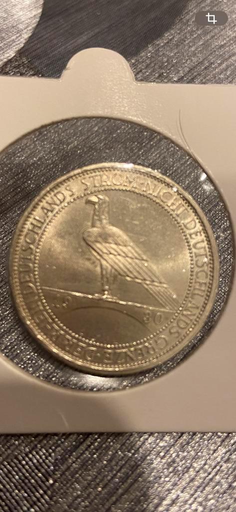 3 reichsmark 1930 A bevrijding van Rijnland zilver UNC, Postzegels en Munten, Munten | Europa | Niet-Euromunten, Overige landen