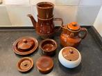 Vintage Koffie- en theekan met filters en deksel. Colditz ., Keramiek, Overige typen, Ophalen of Verzenden, Zo goed als nieuw