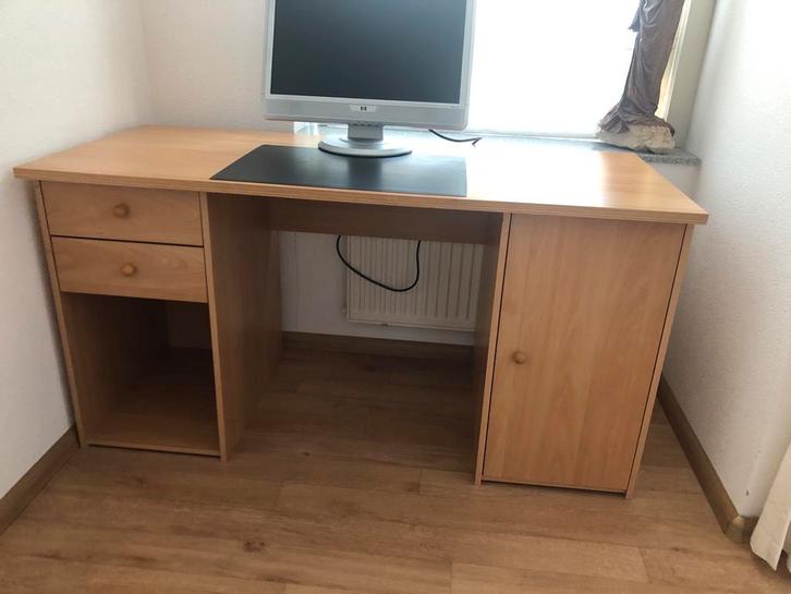 Net bureau en bijbehorende boekenkast, Huis en Inrichting, Bureaus, Gebruikt, Bureau, Ophalen