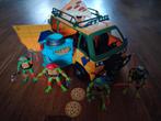 Ninja Turtles figuren auto Volkswagen bus vintage Pizza van, Ophalen of Verzenden, Gebruikt