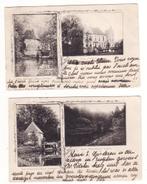 2 x Vorden watermolen huize Hackfort Huize Vorden, Gelopen, Gelderland, Voor 1920, Verzenden