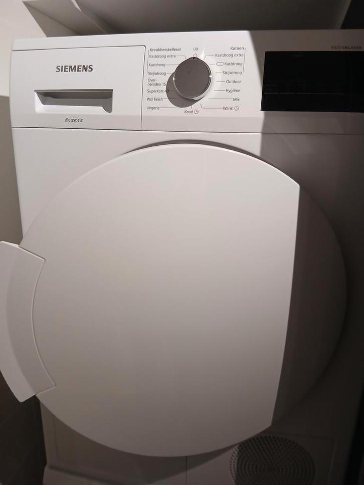 Siemens WDT2 Droger condensdroger, Witgoed en Apparatuur, Wasdrogers, Gebruikt, Condens, Voorlader, 6 tot 8 kg, 85 tot 90 cm, Anti-kreukfase