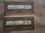 2x4GB DDR4 1600 Mhz intern geheugen, Computers en Software, RAM geheugen, DDR3, Ophalen of Verzenden, Zo goed als nieuw, Desktop