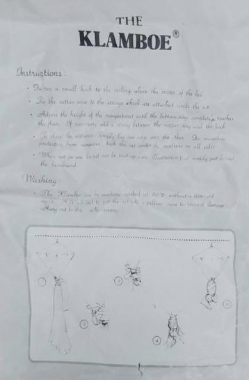 The Klamboe XL voor 2-persoonsbed wit beschikbaar voor biedingen