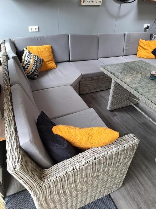 Lounge set hoekbank., Tuin en Terras, Tuinsets en Loungesets, Zo goed als nieuw, Stoel, Ophalen
