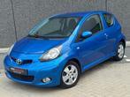 Toyota Aygo 1.0-12V Dynamic Blue 1ste Eigenaar Airco Carplay, Voorwielaandrijving, Stof, Gebruikt, Met garantie (alle)