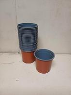 Kweekpotten 14 cm, Tuin en Terras, Bloempotten, Kunststof, Gebruikt, Rond, Ophalen of Verzenden