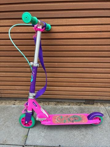 Roze kinderstep Decathlon Oxelo Play 5 opvouwbaar met rem beschikbaar voor biedingen