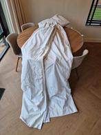 Zware witte verduisterende gordijnen, Huis en Inrichting, Gebruikt, 100 tot 150 cm, 200 cm of meer, Wit