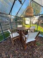 Tafel met 4 (regiseurs)stoelen, Huis en Inrichting, Ophalen
