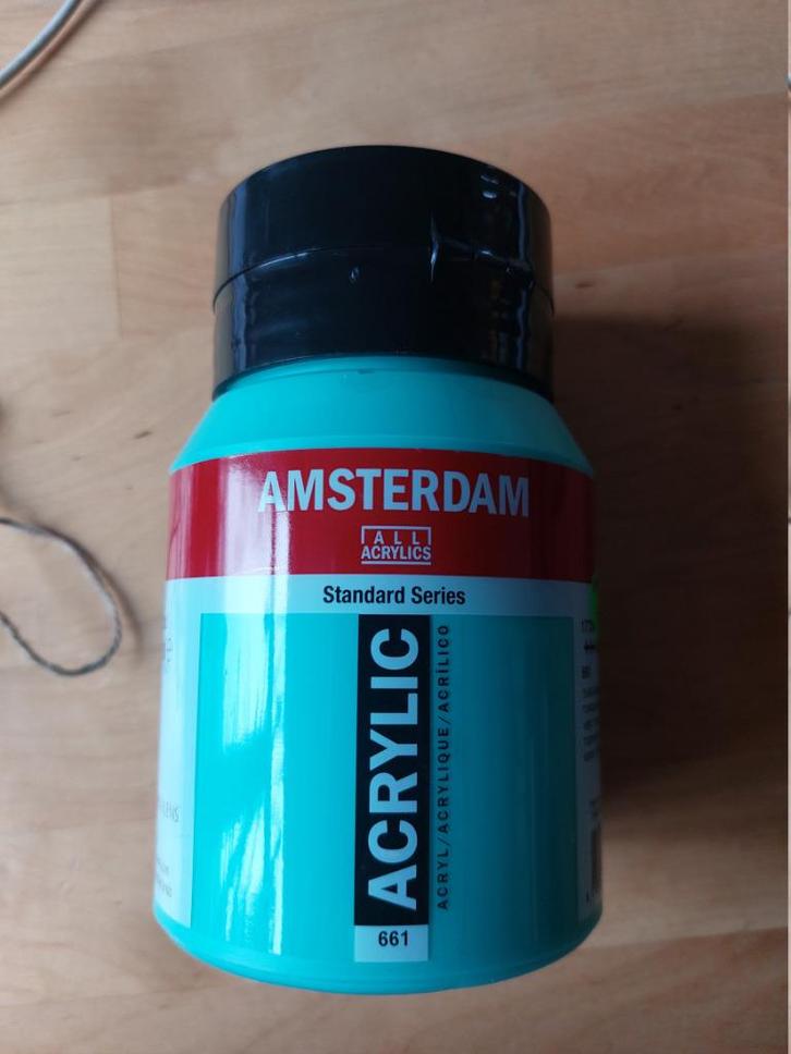 3 potten Amsterdam Acrylverf, Hobby en Vrije tijd, Schilderen, Nieuw, Acrylverf, Ophalen