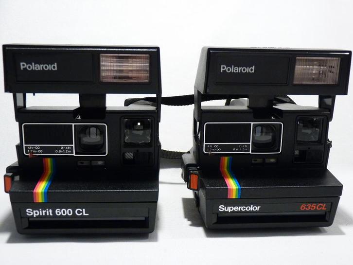 2x Polaroid 600, Spirit 600CL, Supercolor 635CL, Audio, Tv en Foto, Fotocamera's Analoog, Zo goed als nieuw, Compact, Polaroid