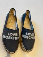 Love Moschino espadrilles maat 40 zwart zgan, Zwart, Zo goed als nieuw, Espadrilles of Moccasins, Moschino