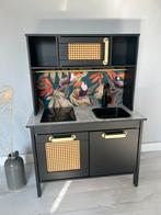 Restyled IKEA Duktig speelkeuken zwart diverse varianten, Ophalen, Zo goed als nieuw, Hout