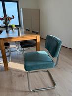 Dining Chair, Huis en Inrichting, Stoelen, Ophalen, Blauw, Stof, Eén